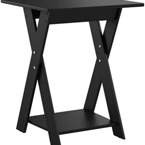 FURINNO Modern Simplistic End Table Set, 2-Pack, Espresso - Image 6
