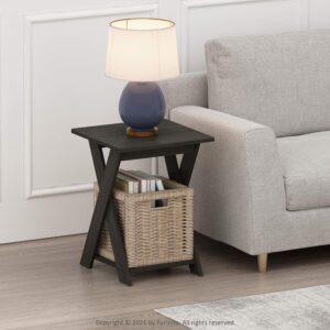 FURINNO Modern Simplistic End Table Set, 2-Pack, Espresso - Image 8
