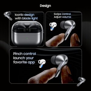 Samsung Galaxy Buds3 Pro Wireless Earbuds, Powered by Galaxy AI, IP57, Active Noise Cancellation, Adaptive Noise Control, 37hrs Battery, 360 Surround Sound, Pinch Controls, Galaxy Ecosystem, White - Image 9