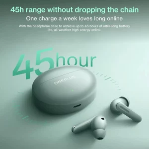 OnePlus Buds 4 TWS Earbuds with Upto 55dB Real-time ANC, Adaptive Mode, Dual Drivers with DACs, 3D Audio, Upto 45hrs Music Playback, ,Dual-Device connectivity, 47ms Low Latency, Zen Green - Image 6