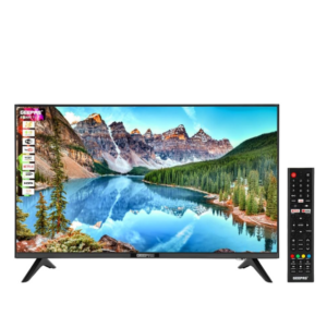GEEPAS 32 Inch HD Smart LED TV With Remote Control, HDMI And USB Ports, Head Phone Jack, PC Audio In ,Wi-Fi, Android 14.0 With E-Share,YouTube Etc GLED3202SCHD Black - Image 2