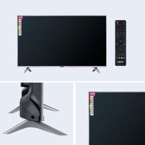 GEEPAS 32 Inch HD Smart LED TV With Remote Control, HDMI And USB Ports, Head Phone Jack, PC Audio In ,Wi-Fi, Android 14.0 With E-Share,YouTube Etc GLED3202SCHD Black - Image 7