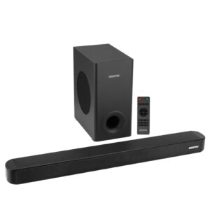 GEEPAS Wireless Sound Bar USB/ AUX/ Bluetooth/ HDMI | Sound Bar System With Wireless Subwoofer, Connect to TV, Mobile, Laptop And More| With Remote Control and LED Display| 2 Years Warranty - Image 8