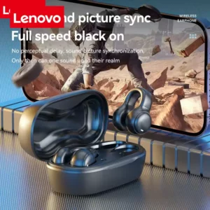 Lenovo Wireless Bluetooth Open-Ear Headphones Ear-hook design Stay securely in place during vigorous daily workouts - Image 4