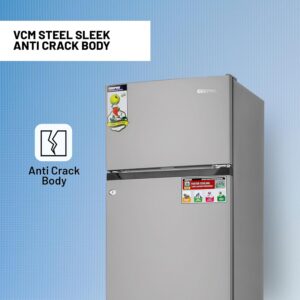 GEEPAS GRF2400SXE 240 Liters Free Standing Durable Double Door Refrigerator, Quick Cooling & Long-lasting Freshness - Image 5