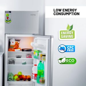 GEEPAS GRF2400SXE 240 Liters Free Standing Durable Double Door Refrigerator, Quick Cooling & Long-lasting Freshness - Image 6
