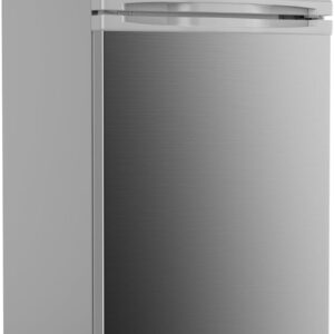 KROME 270L Gross, Double Door Top Mounted Refrigerator with Uniform Air Flow System,De Frost,Powerfull Cooling,Energy Efficient,Adjustable Storage,INOX color,10 Year Compressor Warranty-KR-RDC 270IH - Image 7