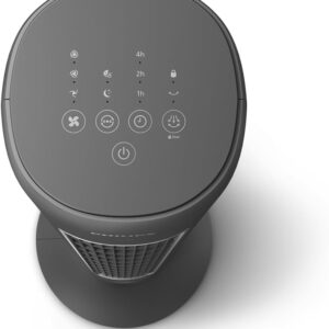 Philips Tower Fan 5000 Series - 40W, 3 Speeds, Sleep Mode, Armotherapy Diffuser, Remote Controller, Child Lock, Slim Design, Dark Grey - CX5535/11 - Image 4