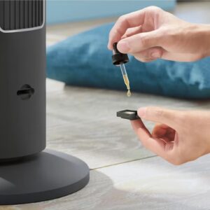 Philips Tower Fan 5000 Series - 40W, 3 Speeds, Sleep Mode, Armotherapy Diffuser, Remote Controller, Child Lock, Slim Design, Dark Grey - CX5535/11 - Image 7