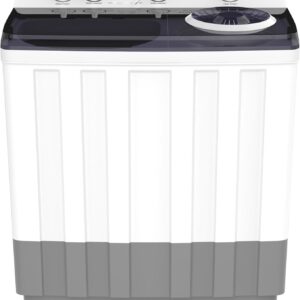 Krome Twin Tub Semi-Automatic Washing Machine, Powerful Wash With Mechanical Wash Timer, Intuitive Control, Durable Aluminium Spin Motor, 460W Wash And 200W Spin Input Power 15 kg KR-WSA150K White - Image 7