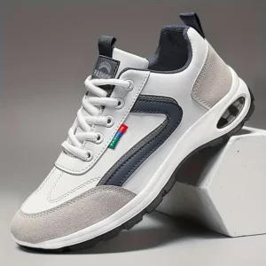 Men's Trendy Sports Shoes Lightweight Breathable Modern Non Slip Shoes Suede Detailing Outdoor Stylish Daily Wear Men Sneakers - Image 4