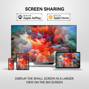 Star Track Ultra QLED Smart TV 65 inch 4K HDR10+ WebOS | Metal Central Base Stand | 110% Color Volume with Quantum Dot | 400 Nits Ultra Bright Display | Vision Atmos | AirPlay, Air Mouse Remote - Image 3