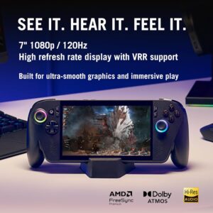 Asus ROG Xbox Ally X Gaming Handheld Black | AMD Ryzen AI Z2 Extreme, AMD Radeon Graphics, 24GB RAM, 1TB SSD, 7"FHD 120Hz Display, Win11 [RC73XA-NH011W] - Image 6