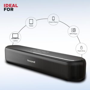Honeywell New Launch Moxie V3000 Soundbar with 30W Wireless Stereo Sound, Deep Bass, BT v5.3+EDR, 12hrs Playtime, Dual 57mm drivers, Input mode - AUX, USB, HDMI/ARC - Image 2