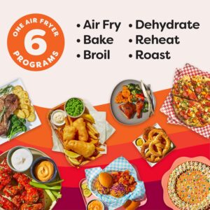 Instant Pot 4QT Vortex Plus 6-in-1 Mini Air Fryer, Custom Program Options, Crisps, Broils, Roasts, Dehydrates, Bakes, Reheats, 100+ In-App Recipes, Stainless Steel,4 Quarts - Image 6