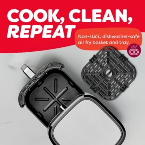 Instant Pot 4QT Vortex Plus 6-in-1 Mini Air Fryer, Custom Program Options, Crisps, Broils, Roasts, Dehydrates, Bakes, Reheats, 100+ In-App Recipes, Stainless Steel,4 Quarts - Image 8