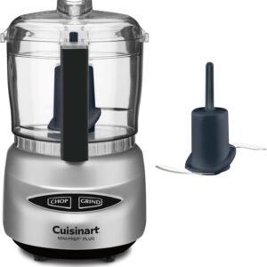 Cuisinart Mini-Prep Plus Food Processor, 24-Ounce Mini Food Processor to Chop Herbs, Vegetables, and Hard Cheese, 24-Ounce Work Bowl, Reversible Stainless Steel Blade, DLC-2ABC, Brushed Chrome - Image 6