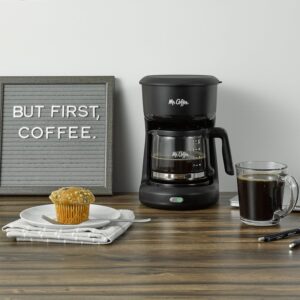 Mr. Coffee® 5-Cup Mini Brew Switch Coffee Maker, Black - Image 3