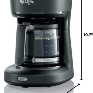 Mr. Coffee® 5-Cup Mini Brew Switch Coffee Maker, Black - Image 7