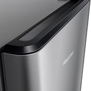 Hisense 233L Gross/ 177L Net Capacity, Single Door Compact Refrigerator With Water Dispenser RR233N4WSU Silver - Image 5