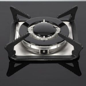 KRYPTON 2-In-1 Built-In Gas Hob - 5 Burners, Tempered Glass Top, Stove With Sabaf Burner, Low Consumption And Improved Flow For Efficient Heating/ Pulse Ignition System, Perfect For Residential Use, Apartment, 2 Years Warranty KNGC6434 Black - Image 3