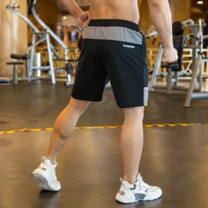 Men Beach Shorts Male Gym Fitness Sport Short Pants Joggers Basketball Sportswear Bodybuilding Loose Plus Size Zip Pocket - Image 3