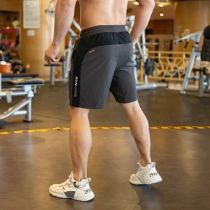 Men Beach Shorts Male Gym Fitness Sport Short Pants Joggers Basketball Sportswear Bodybuilding Loose Plus Size Zip Pocket - Image 4