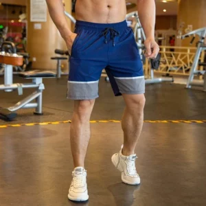 Men Beach Shorts Male Gym Fitness Sport Short Pants Joggers Basketball Sportswear Bodybuilding Loose Plus Size Zip Pocket - Image 6