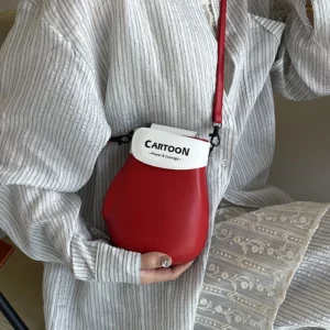 Unique Design Shoulder Cross Body Bags For Women Boxing Gloves Shape Small Handbag 2026 Latest Fashion Trends Casual Phone Bags - Image 5