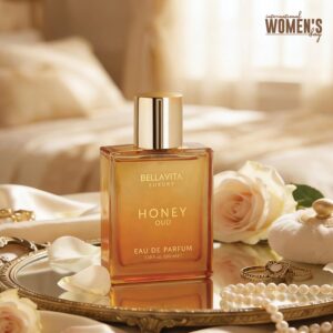 Bellavita Luxury Honey Oud Eau de Parfum | 100 ml (3.4 fl.oz.) | Perfume for Men and Women | Sweet Honey, Bergamot, Oud, and Amber Notes | Women's Day Special - Image 8