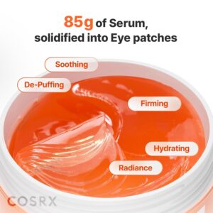COSRX 5-PDRN Complex Collagen Gel Eye Patches for the look of Dark Circles and Uneven tone, Radiance Care for Tired Under-Eyes with Salmon DNA & Vitamin C, Korean Skincare, 60 Under Eye Patches - Image 6