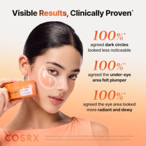 COSRX 5-PDRN Complex Collagen Gel Eye Patches for the look of Dark Circles and Uneven tone, Radiance Care for Tired Under-Eyes with Salmon DNA & Vitamin C, Korean Skincare, 60 Under Eye Patches - Image 9
