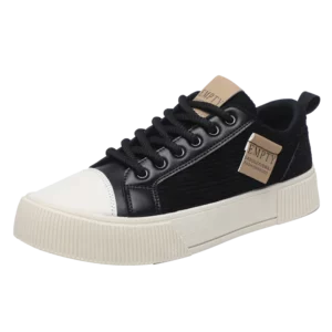 New men's fashionable anti-slip flat shoes, board shoes, casual sports shoes, breathable large-sized men's shoes, Lofu shoes - Image 2