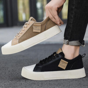 New men's fashionable anti-slip flat shoes, board shoes, casual sports shoes, breathable large-sized men's shoes, Lofu shoes - Image 7