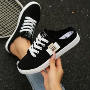 2025 Spring and Autumn New Women's Breathable Fashion Sneakers Flat Shoes Casual Women's Shoes - Image 3