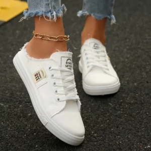 2025 Spring and Autumn New Women's Breathable Fashion Sneakers Flat Shoes Casual Women's Shoes - Image 5