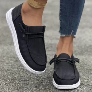 New fashion women's canvas shoes versatile anti slip student casual sports shoes plus size women's single shoes - Image 2