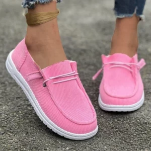 New fashion women's canvas shoes versatile anti slip student casual sports shoes plus size women's single shoes - Image 4