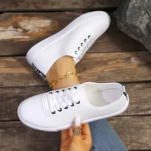 Women Sneakers 2025 Summer Fashion Breathable Shoes Woman Soft Sole Walking Sneakers Casual Women Sneaker White Sneakers Women - Image 1