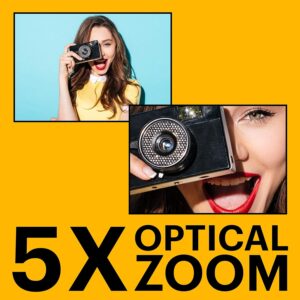 Kodak PIXPRO Friendly Zoom FZ55-BK 16MP Digital Camera with 5X Optical Zoom 28mm Wide Angle and 2.7" LCD Screen - Image 5