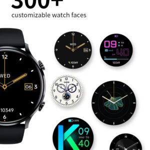 WAPIK Korean Brand Smart Watch Y5,Business Smartwatch, Waterproof Fitness Watch, Bluetooth Calling, Compatible with Android and iOS,Smartwatch For Men, Zinc Alloy Vacuum Plating, Heart Rate Monitoring,Black - Image 6