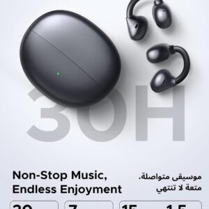 UGREEN ClipBuds, Open-ear Wireless Headphones with 4 Mic Clear Call Earbuds Clip on Earphones Bluetooth 6.0, App&Touch Control, IPX5 for Running Fitness, 30H Playtime, iOS&Android, Fit for S26 Ultra - Image 4