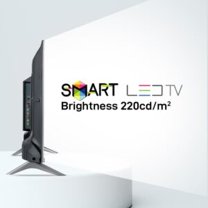 GEEPAS 32" Edgelss Slim LED TV with Remote Control,HDMI & USB Ports, AV Mode, Head Phone Jack, PC Audio In,VGA,Energy Saving Technology, Dynamic Sound GLED3201EHD Black - Image 8