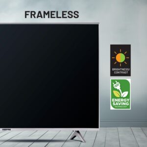 GEEPAS 32" Edgelss Slim LED TV with Remote Control,HDMI & USB Ports, AV Mode, Head Phone Jack, PC Audio In,VGA,Energy Saving Technology, Dynamic Sound GLED3201EHD Black - Image 6