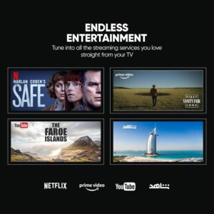 Nikai 75 Inch UHD LED WebOS Smart Tv Platinum Series, Magic Remote, Cinema Screen Design 4K Ultra HDR, Dolby Audio, Smart Voice Control, Apps YouTube, Netflix, Shahid – NIK75MEU4STN - Image 3