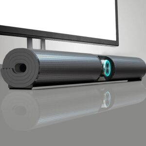 Bluetooth Sound Bar for TV, Bluetooth 5.3 Sound Bar Speaker with Immersive Sound Experience, RGB Ambient Light, Versatile Sound Modes with Wide Compatibility for Home Theater TV PC - Image 2