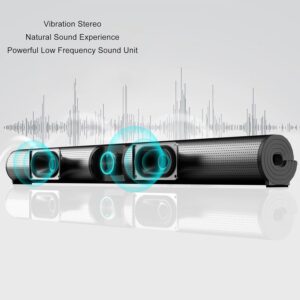 Bluetooth Sound Bar for TV, Bluetooth 5.3 Sound Bar Speaker with Immersive Sound Experience, RGB Ambient Light, Versatile Sound Modes with Wide Compatibility for Home Theater TV PC - Image 6