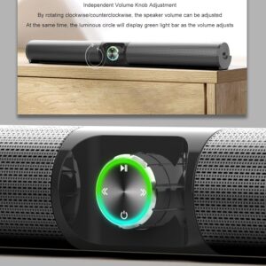 Bluetooth Sound Bar for TV, Bluetooth 5.3 Sound Bar Speaker with Immersive Sound Experience, RGB Ambient Light, Versatile Sound Modes with Wide Compatibility for Home Theater TV PC - Image 7