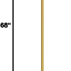 Dimmable Floor Lamp, Industrial Floor Lamps for Living Room, Gold Tree Lamp Standing Lamp Tall Lamps with 3 Elegant Teardrop Cage Head & 800 Lumens LED Bulbs for Living room Bedroom Office Dining Room - Image 11