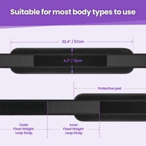 Hip Thrust Belt, Balency Hip Thrust Belt for Dumbbells Heavy, Booty Belt for Hip Thrust, Slip-Resistant Padding Hip Thrust Belt for Gym or Home Workouts, Hip Thrust Band for Dumbbell Kettlebell Plate - Image 7